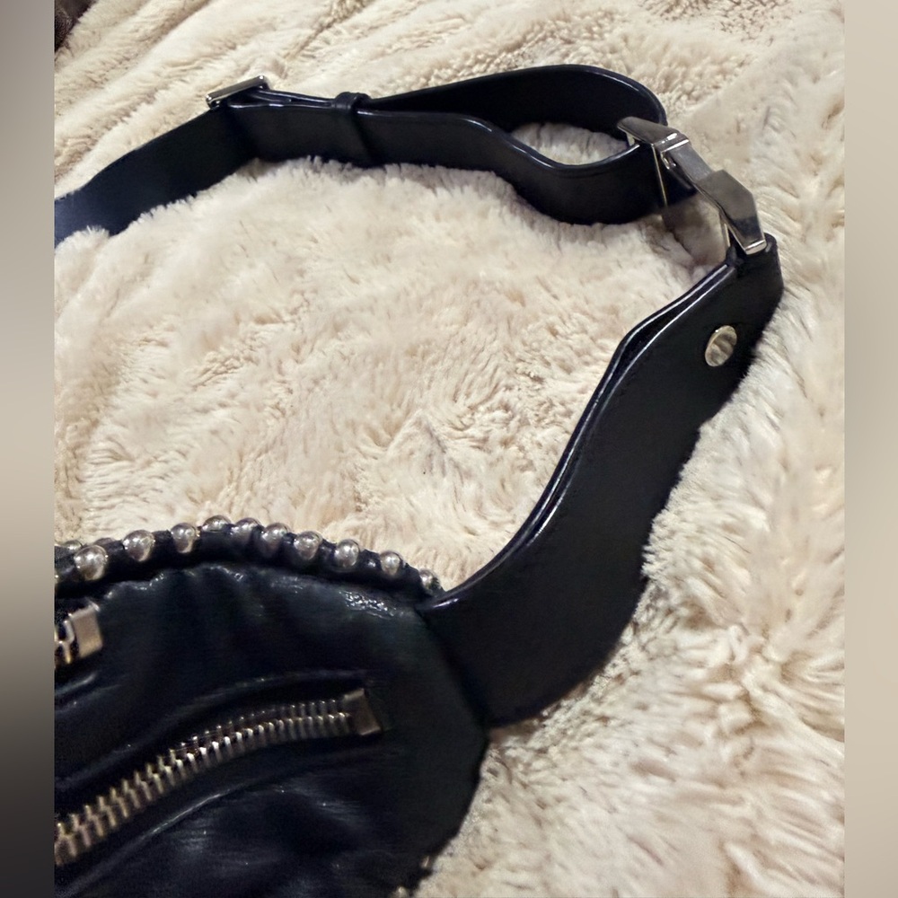 Alexander Wang Studded Black Bum Bag - Picture 3 of 10